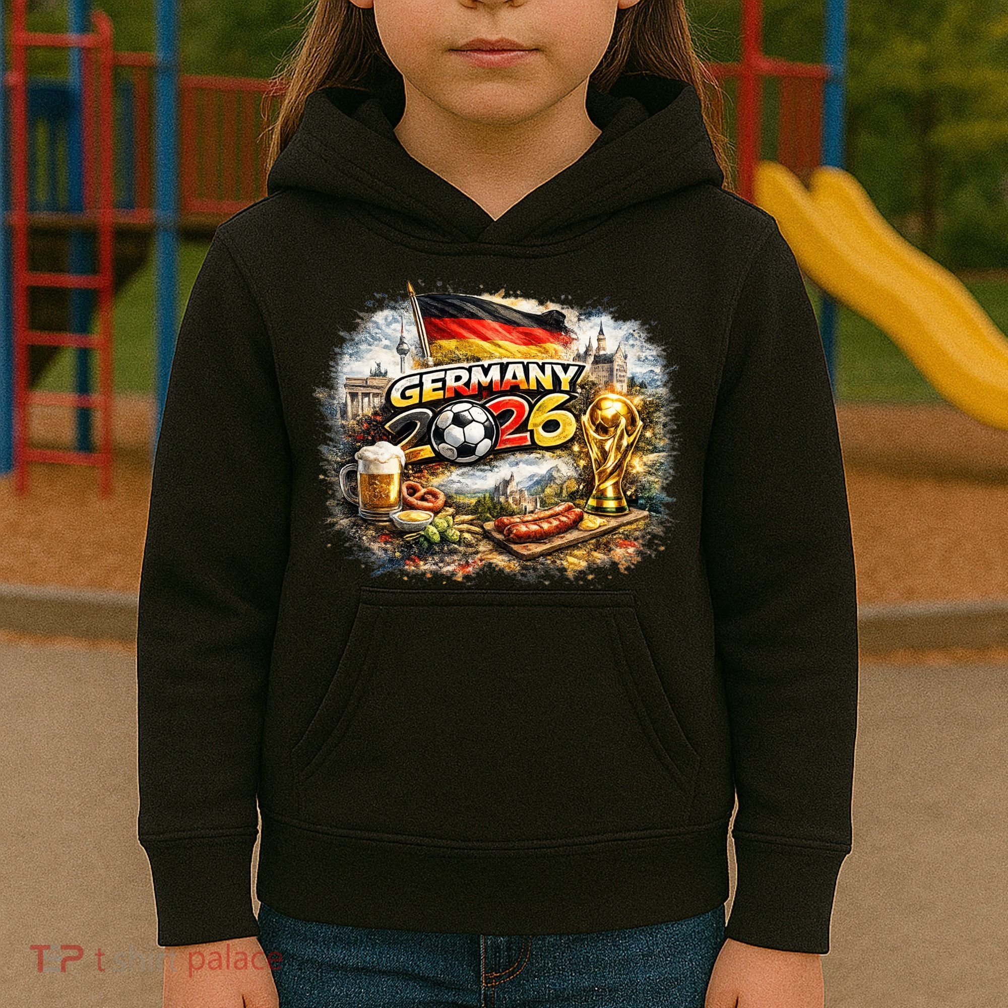GERMANY North America Soccer Tournament 2026 Kids Hoodie
