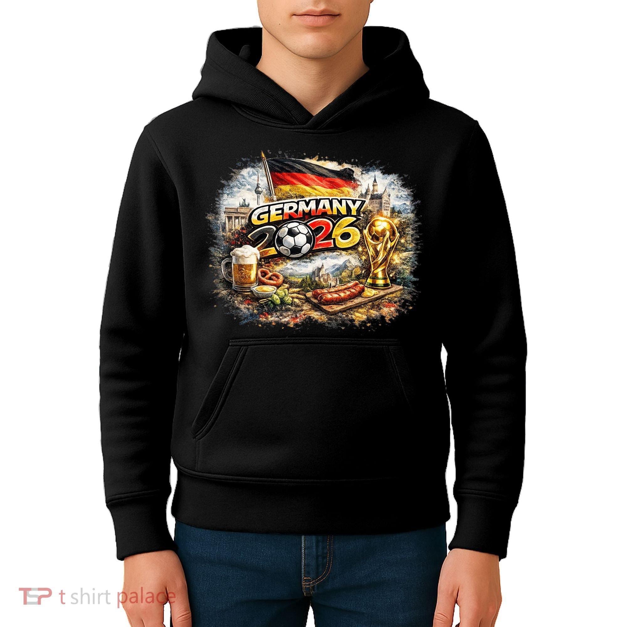 GERMANY North America Soccer Tournament 2026 Kids Hoodie
