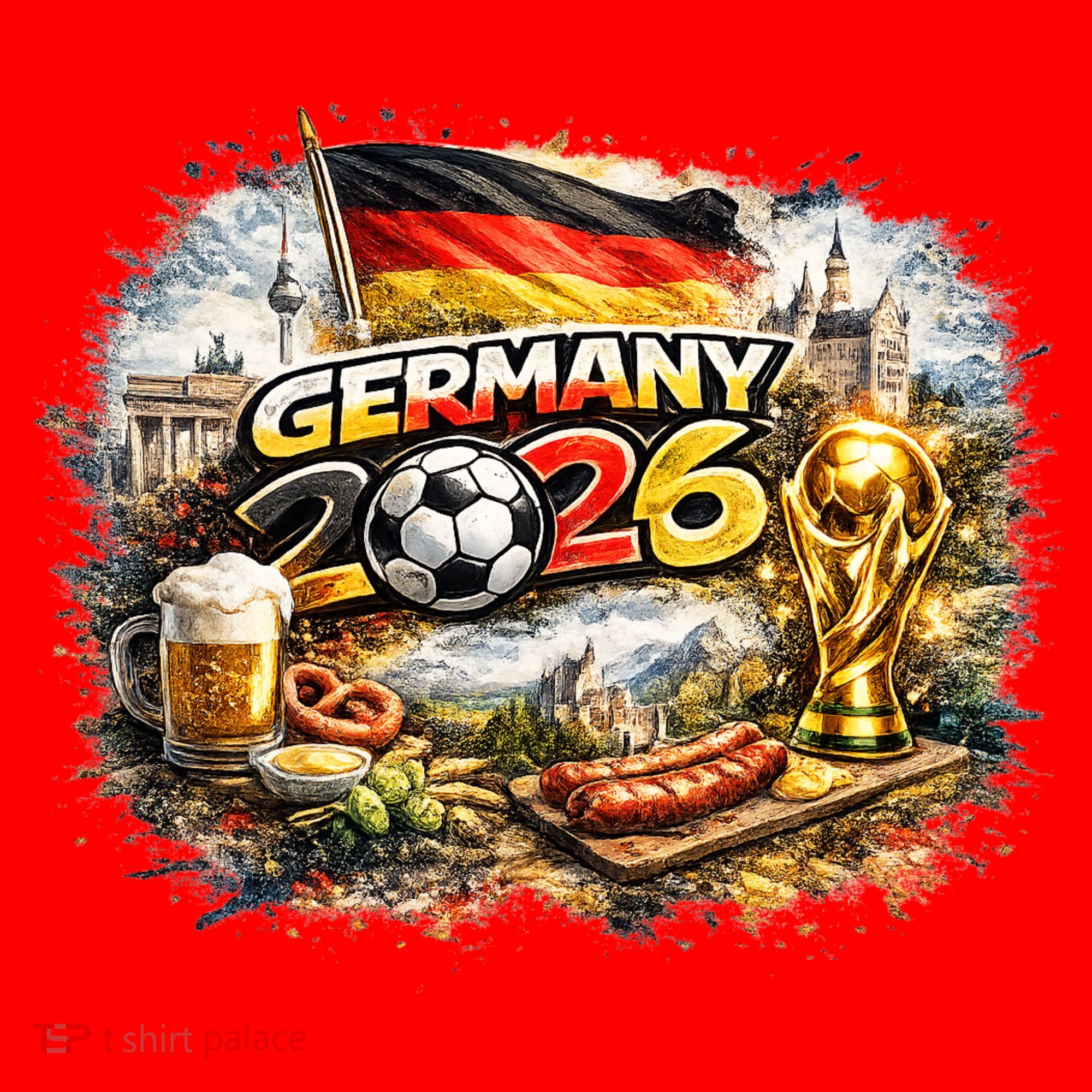GERMANY North America Soccer Tournament 2026 Santa Hat