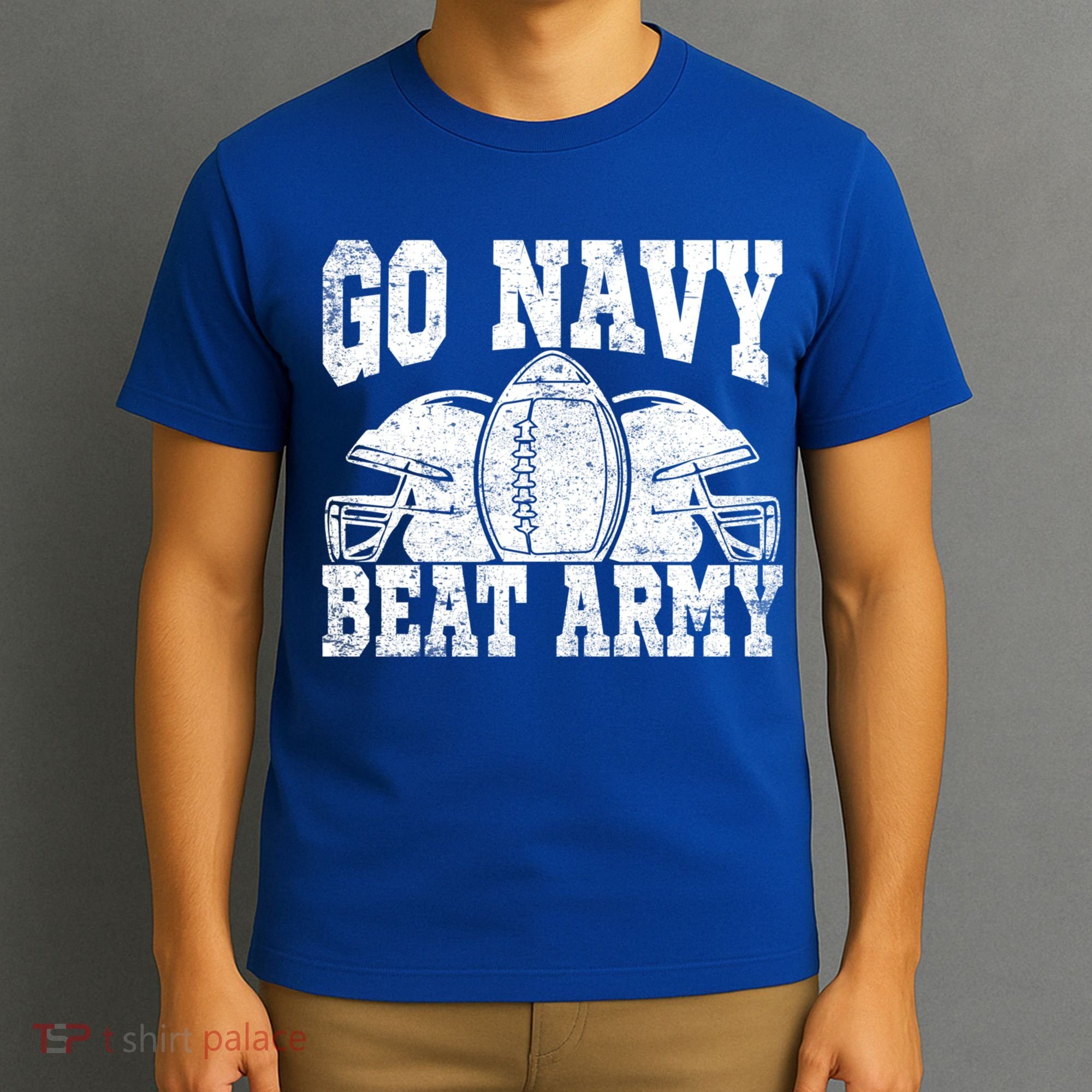 Go Navy Beat Army Cute Gift America's Football Game Day Helmet Great Gift T-Shirt