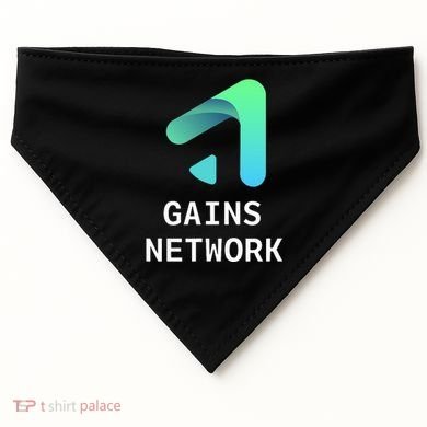 Gains Network Crypto USA-Made Doggie Bandana