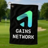 Gains Network Crypto Golf Towel thumb 1
