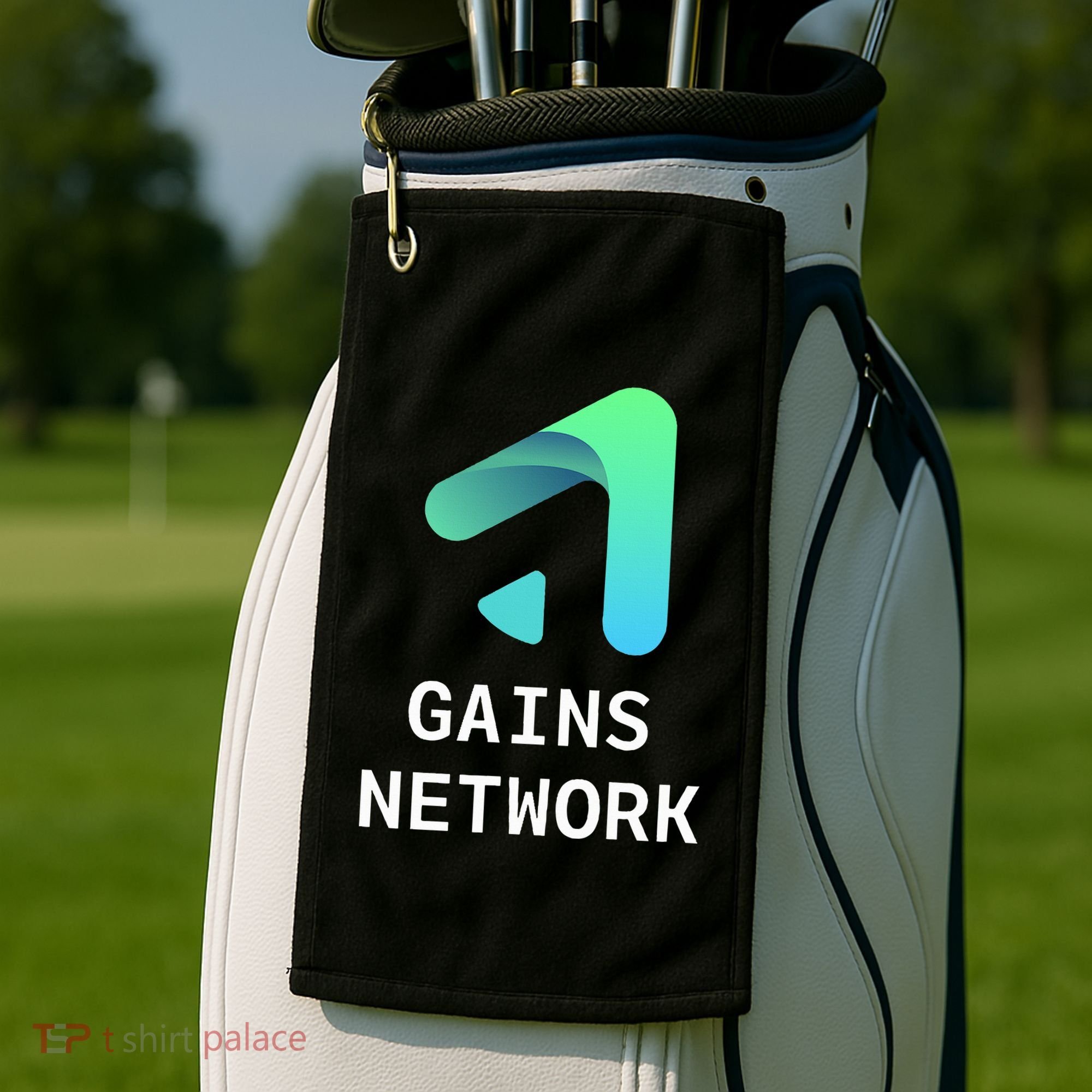 Gains Network Crypto Golf Towel