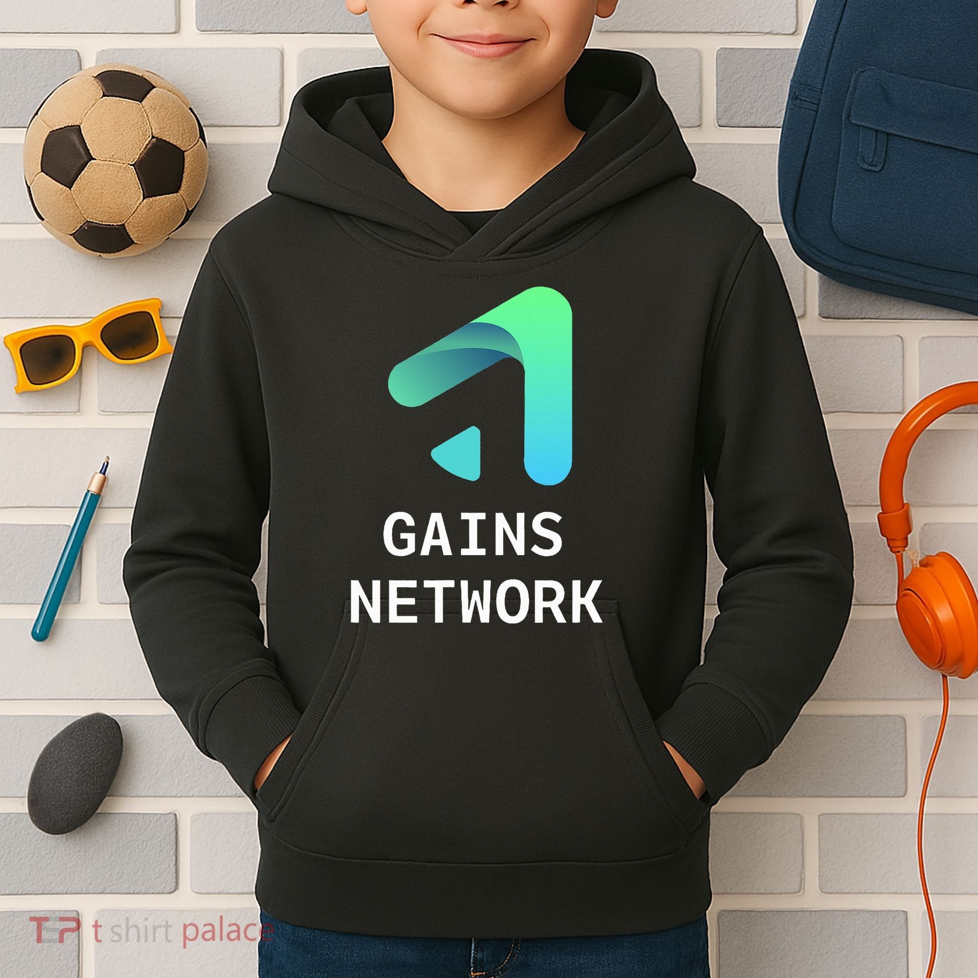 Gains Network Crypto Kids Hoodie