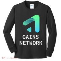 Gains Network Crypto Kids Long Sleeve Shirt thumb 0