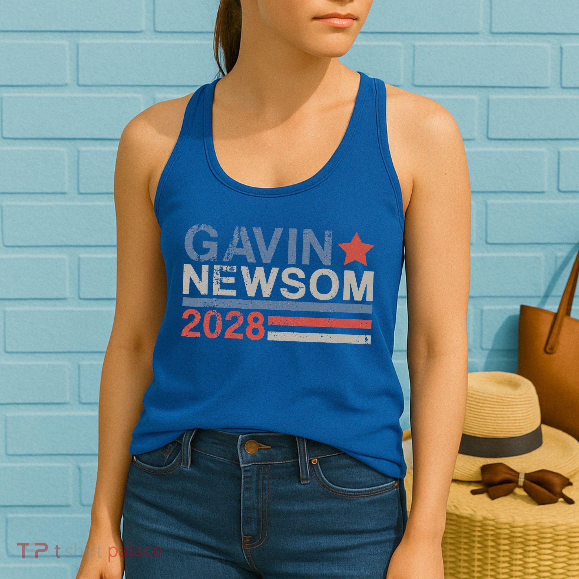 Gavin Newsom For President 2028 Women's Tank Top