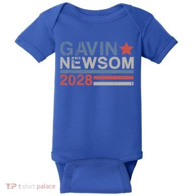 Gavin Newsom For President 2028 Baby Bodysuit
