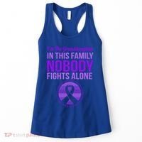 Granddaughter Nobody Fights Alone Alzheimers Awareness Gift Women's Tank Top thumb 0