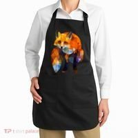 Geometric Nature Fox Cool Cute Graphic Art Apron thumb 2