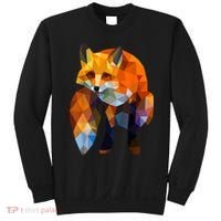Geometric Nature Fox Cool Cute Graphic Art Sweatshirt thumb 0