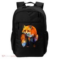 Geometric Nature Fox Cool Cute Graphic Art Backpack thumb 0
