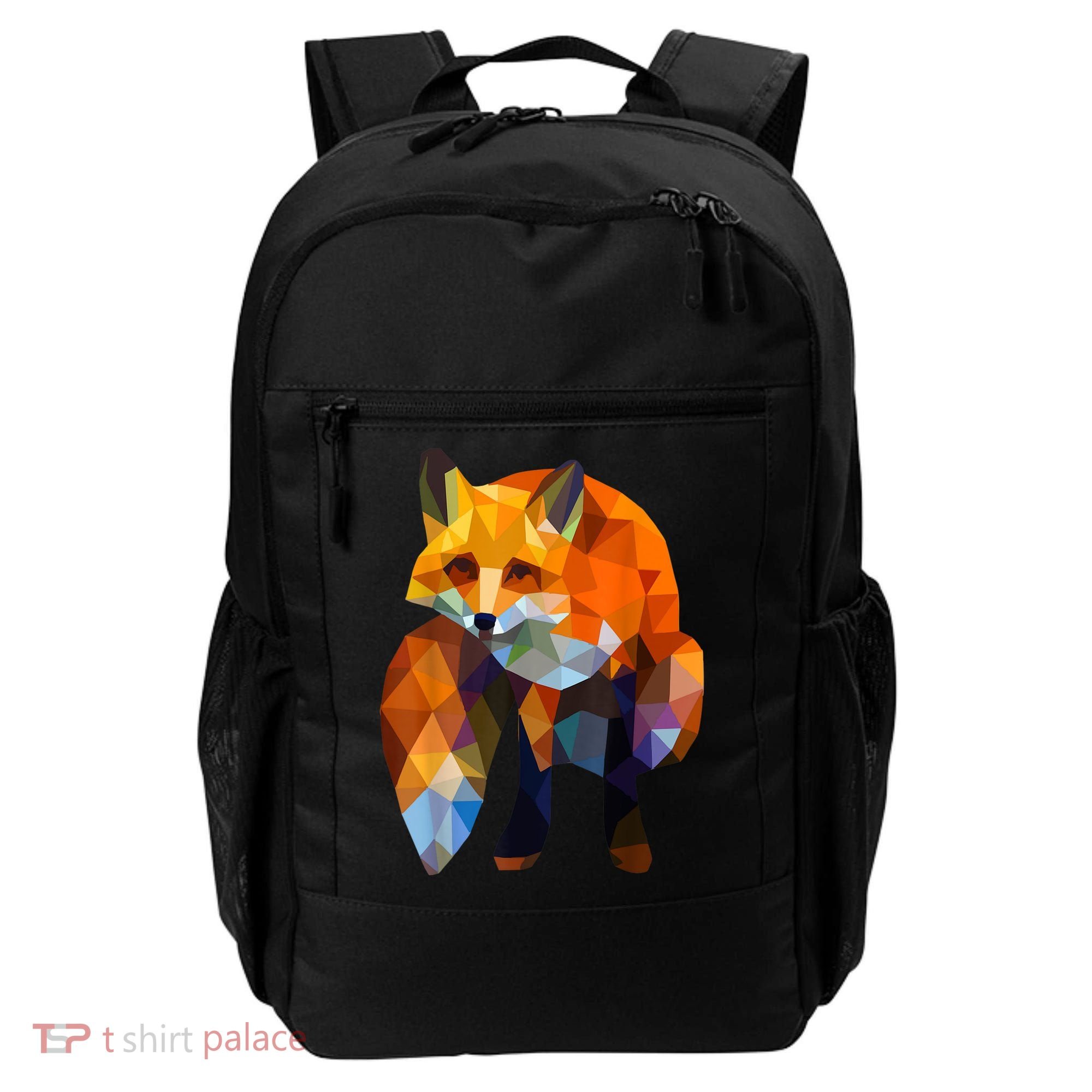Geometric Nature Fox Cool Cute Graphic Art Backpack