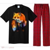 Geometric Nature Fox Cool Cute Graphic Art Pajama Set thumb 0