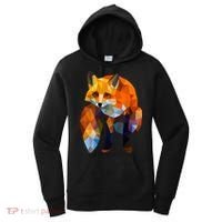 Geometric Nature Fox Cool Cute Graphic Art Women's Hoodie thumb 0