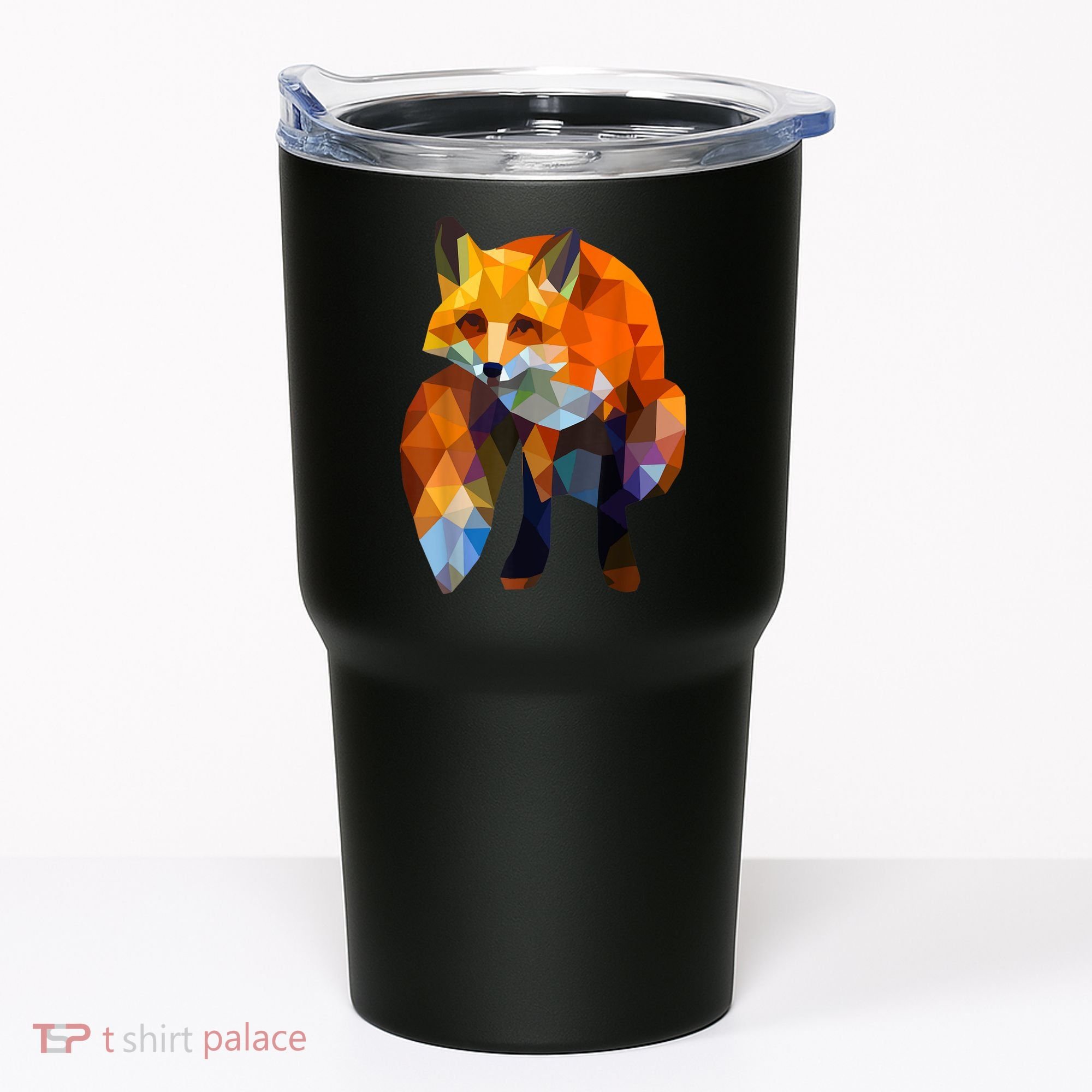Geometric Nature Fox Cool Cute Graphic Art Tumbler