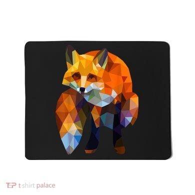 Geometric Nature Fox Cool Cute Graphic Art Mousepad
