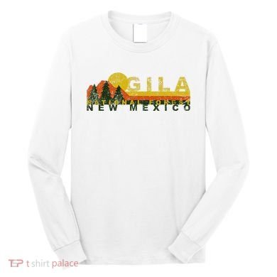 Gila National Forest Vintage Retro Long Sleeve Shirt