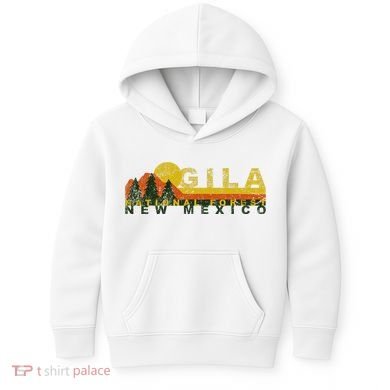 Gila National Forest Vintage Retro Kids Hoodie