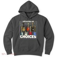 Guitar Nut Funny Life Is Full Of Important Choices Hoodie thumb 0