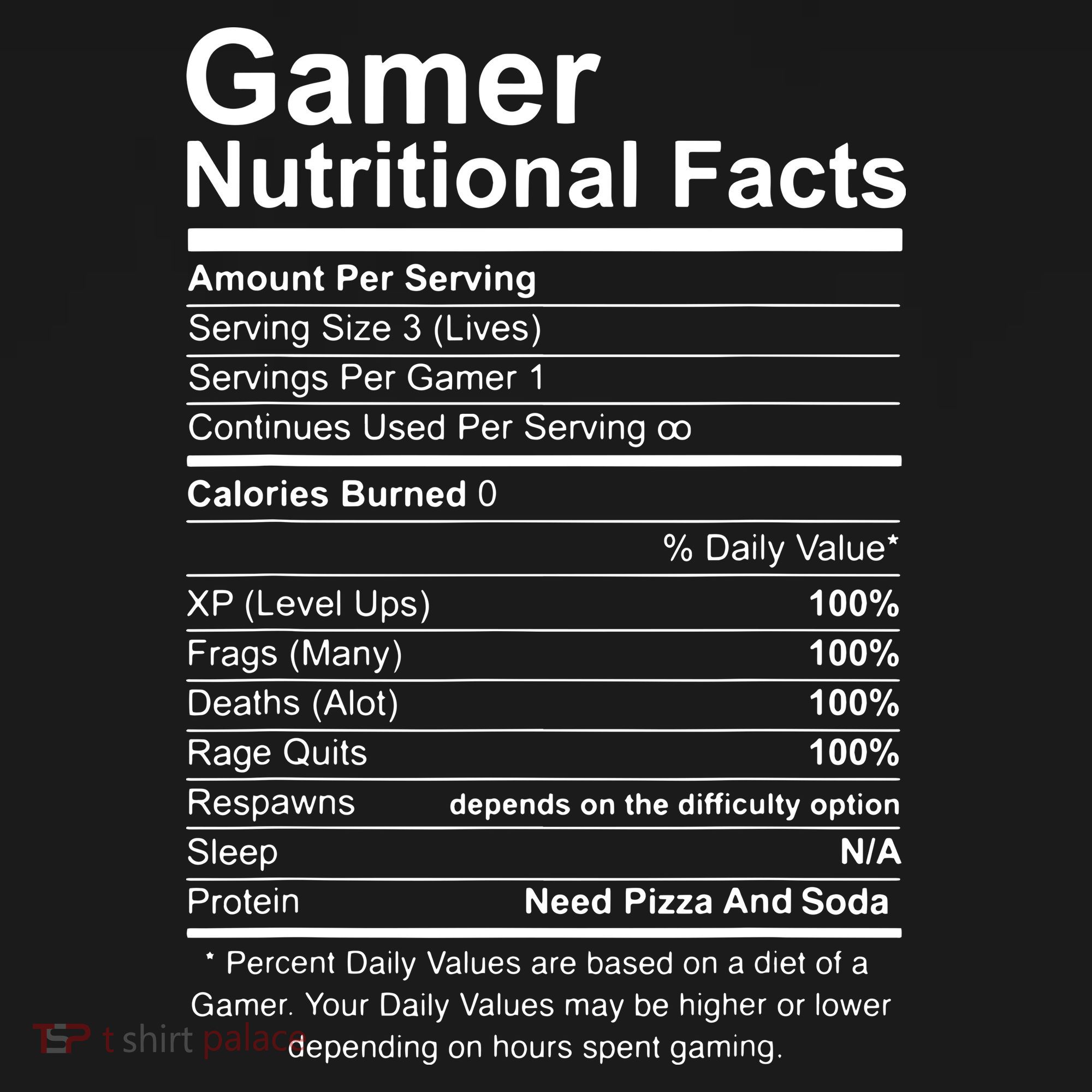 Gamer Nutritional Facts Cool Gamer Video Game Funny Women's Hoodie