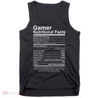 Gamer Nutritional Facts Cool Gamer Video Game Funny Tank Top thumb 0