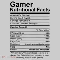 Gamer Nutritional Facts Cool Gamer Video Game Funny Bucket Hat thumb 4