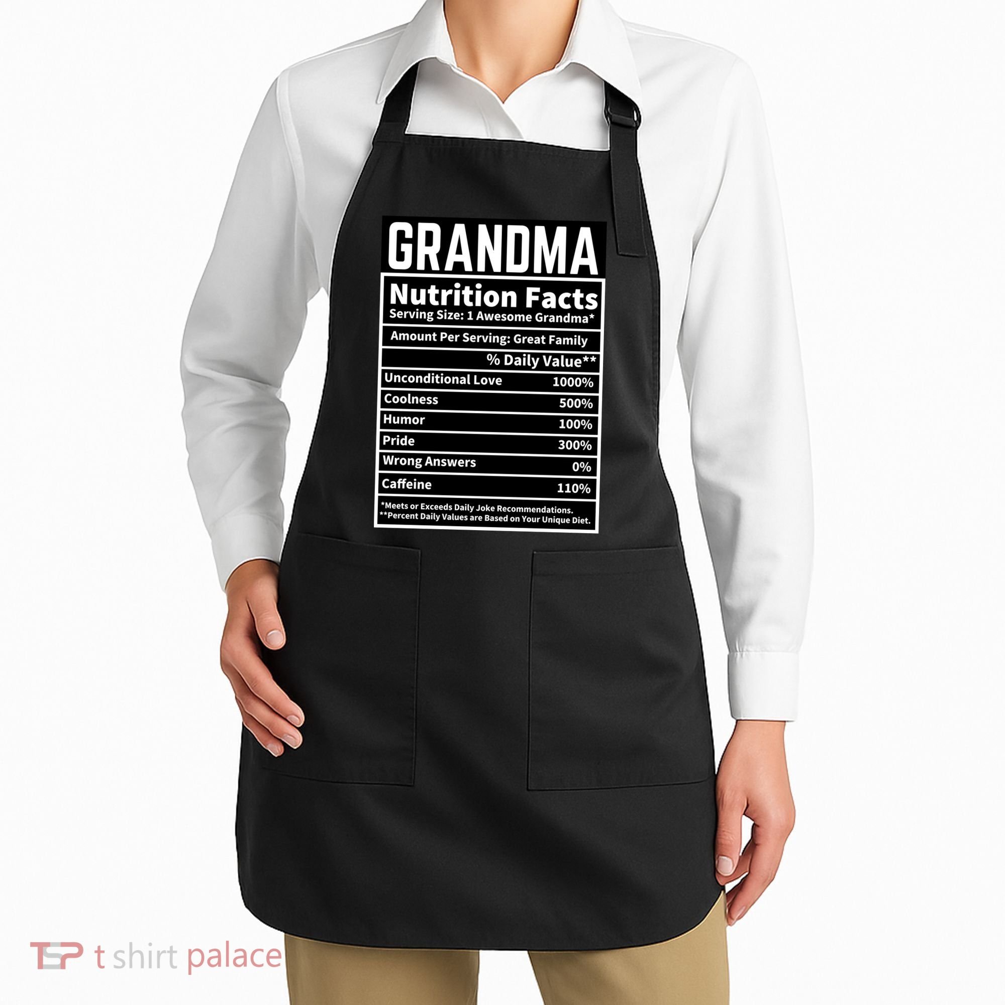 Grandma Nutrition Facts Apron