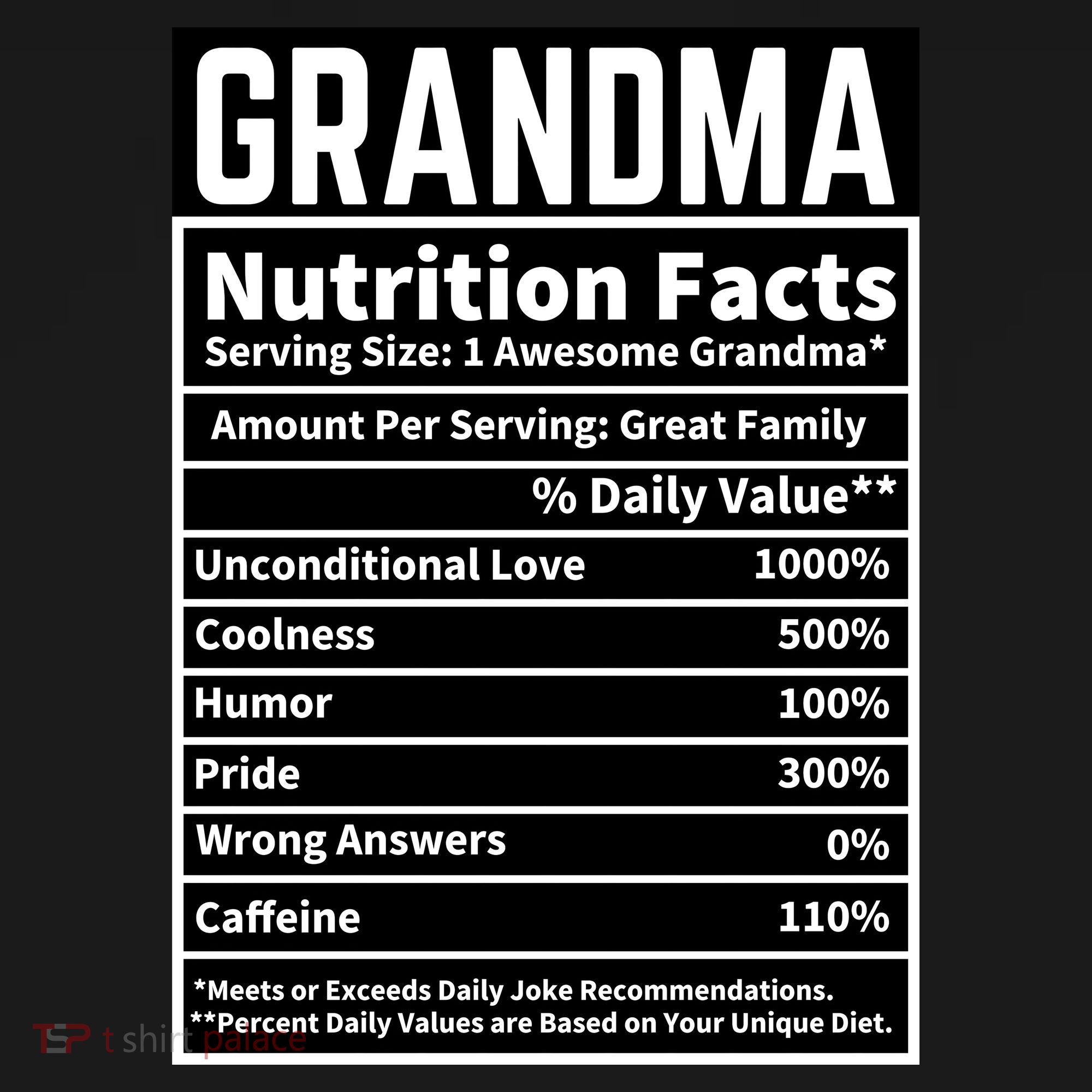Grandma Nutrition Facts Polo