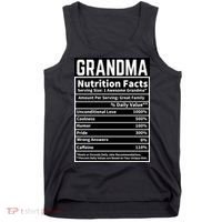 Grandma Nutrition Facts Tank Top thumb 0