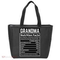 Grandma Nutrition Facts Tote Bag thumb 0