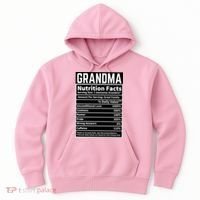 Grandma Nutrition Facts Hoodie thumb 0