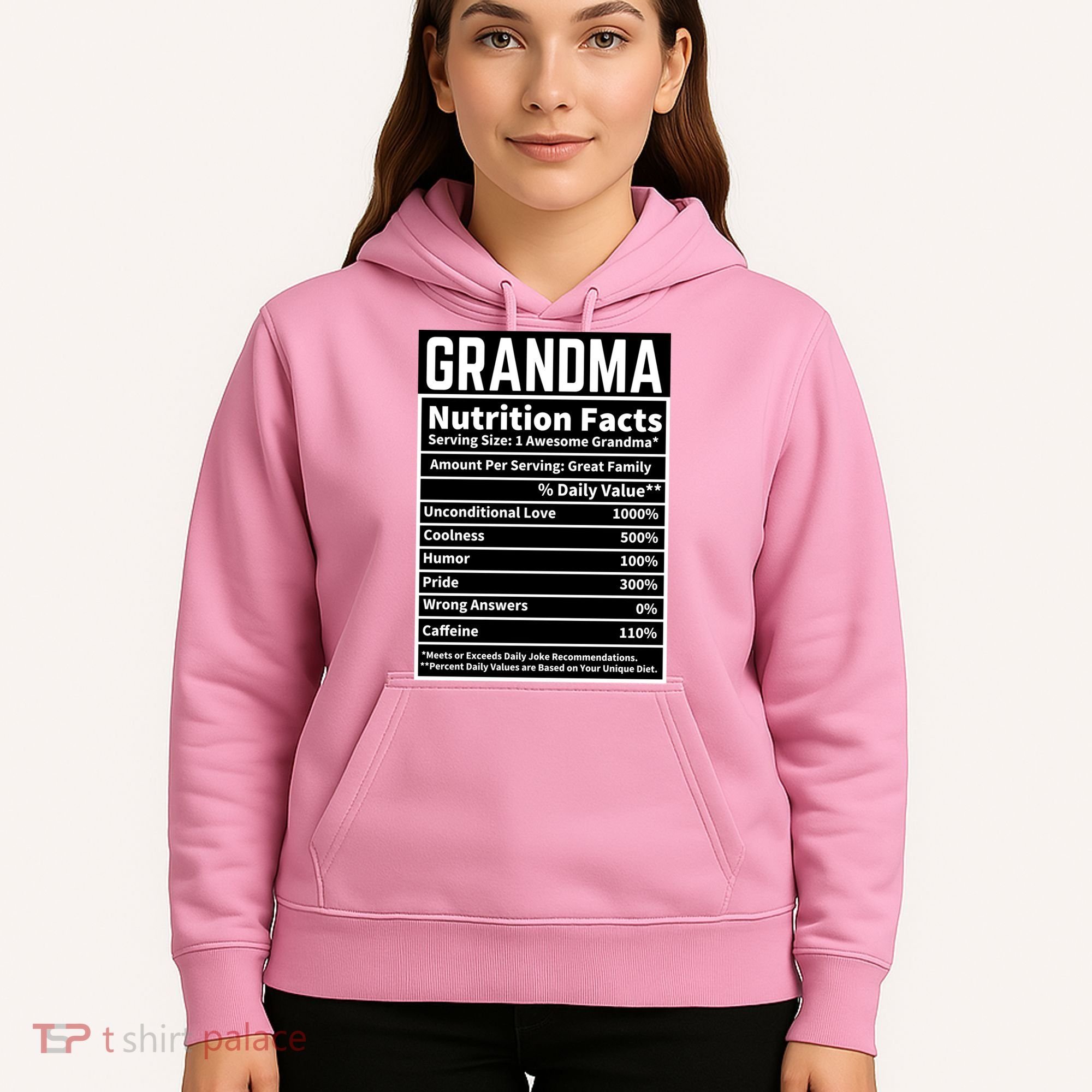 Grandma Nutrition Facts Hoodie