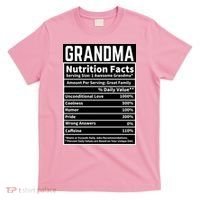 Grandma Nutrition Facts T-Shirt thumb 0