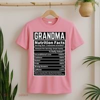 Grandma Nutrition Facts T-Shirt thumb 2