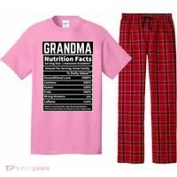 Grandma Nutrition Facts Pajama Set thumb 0