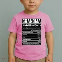 Grandma Nutrition Facts Toddler T-Shirt thumb 2
