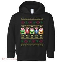 Golden Nutcracker Funny Jolly & Merry Ugly Christmas Toddler Hoodie thumb 0