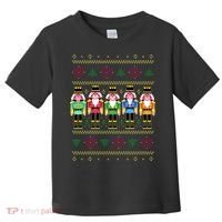 Golden Nutcracker Funny Jolly & Merry Ugly Christmas Toddler T-Shirt thumb 0