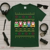 Golden Nutcracker Funny Jolly & Merry Ugly Christmas T-Shirt thumb 5