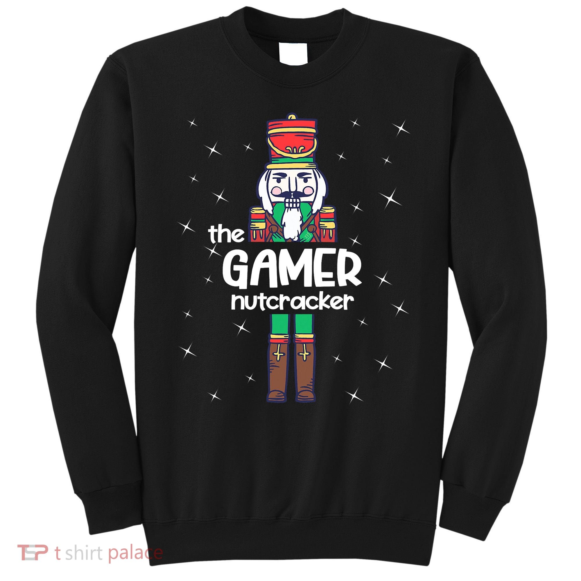 Gamer Nutcracker Family Matching Funny Pajama Sweatshirt