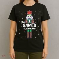 Gamer Nutcracker Family Matching Funny Pajama T-Shirt thumb 4