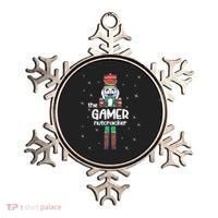 Gamer Nutcracker Family Matching Funny Pajama Ornament thumb 0