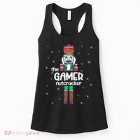 Gamer Nutcracker Family Matching Funny Pajama Women's Tank Top thumb 0