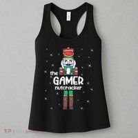 Gamer Nutcracker Family Matching Funny Pajama Women's Tank Top thumb 3