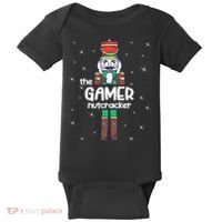Gamer Nutcracker Family Matching Funny Pajama Baby Bodysuit thumb 0