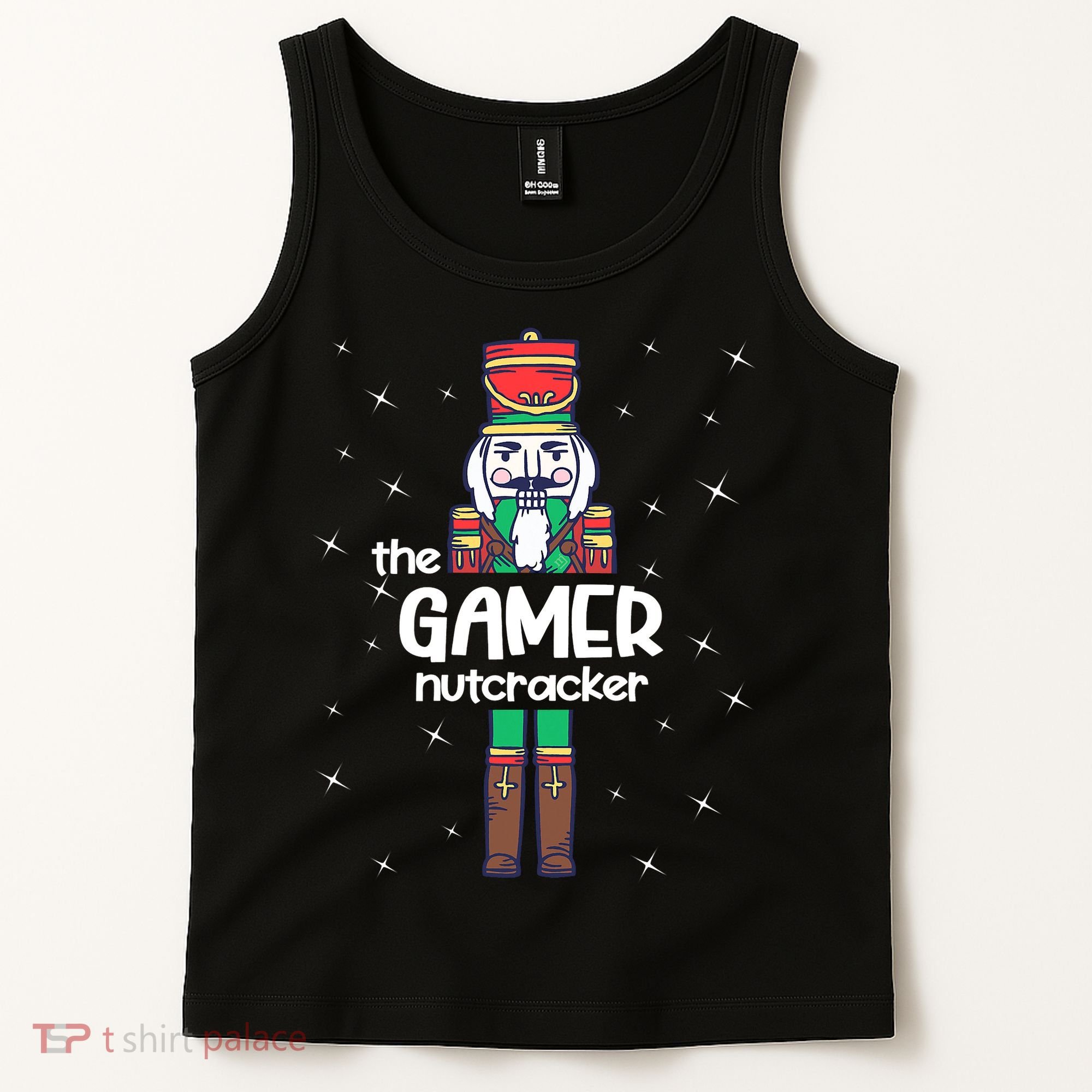 Gamer Nutcracker Family Matching Funny Pajama Tank Top