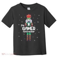 Gamer Nutcracker Family Matching Funny Pajama Toddler T-Shirt thumb 0