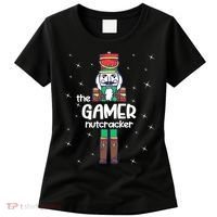Gamer Nutcracker Family Matching Funny Pajama Women's T-Shirt thumb 0