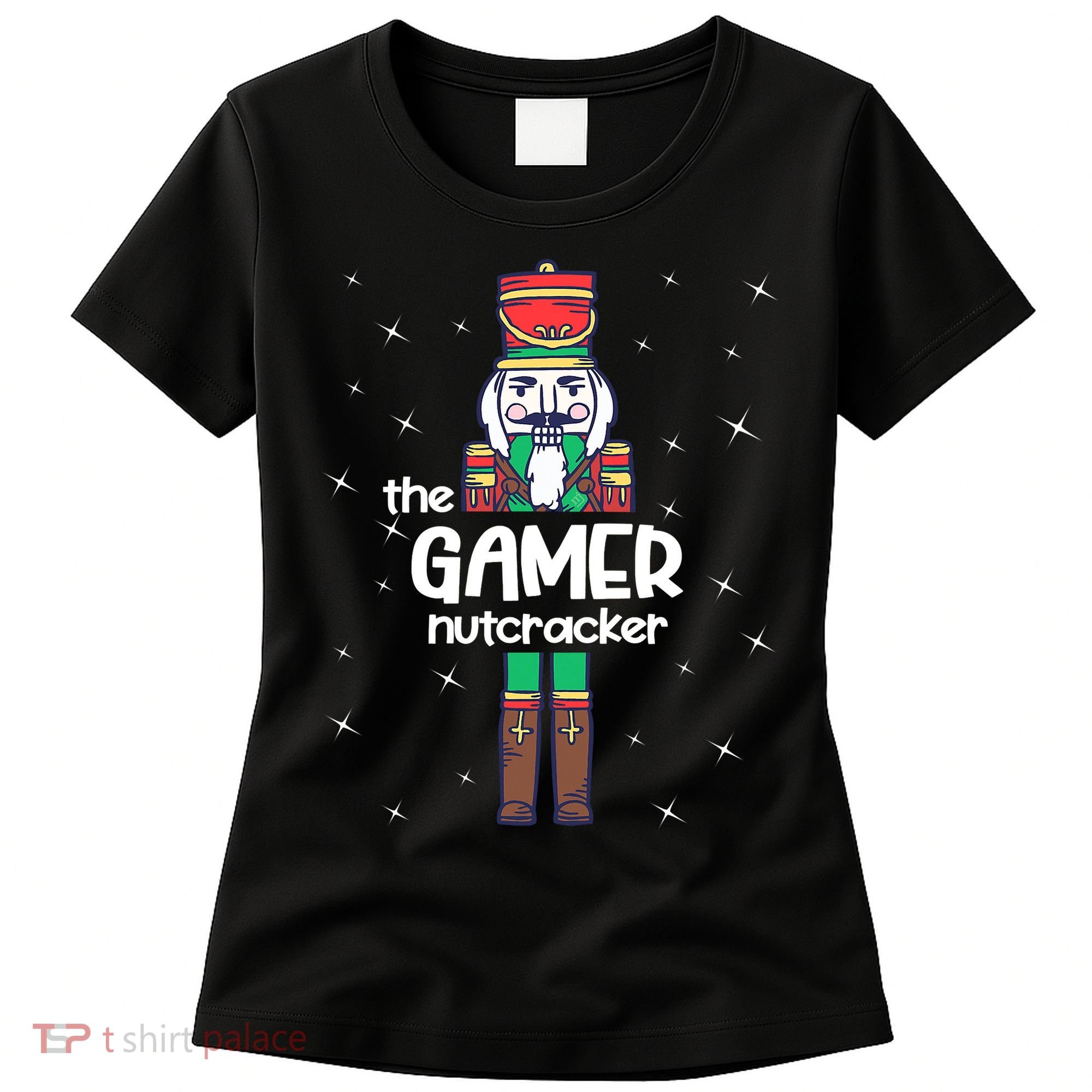 Gamer Nutcracker Family Matching Funny Pajama Women's T-Shirt