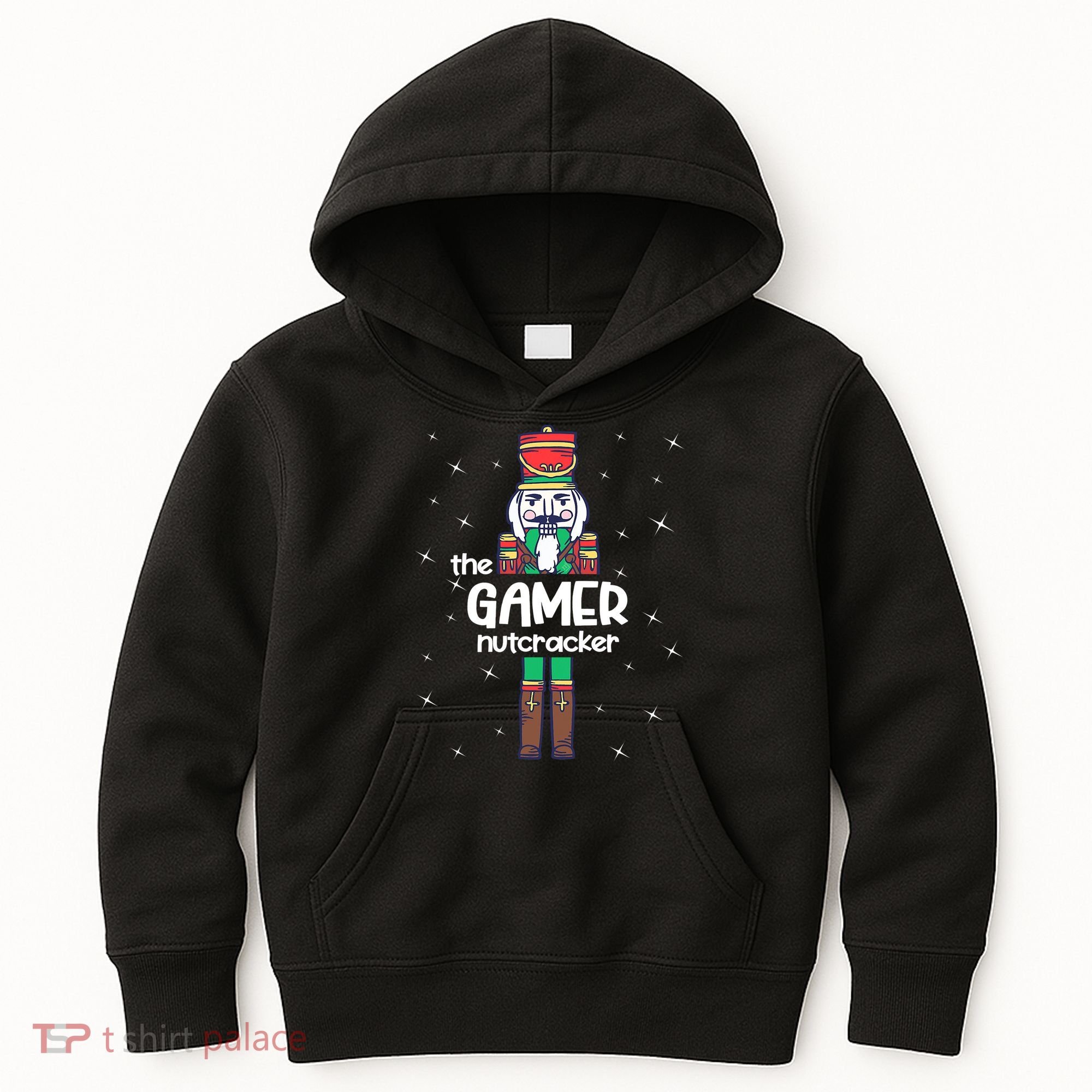 Gamer Nutcracker Family Matching Funny Pajama Kids Hoodie